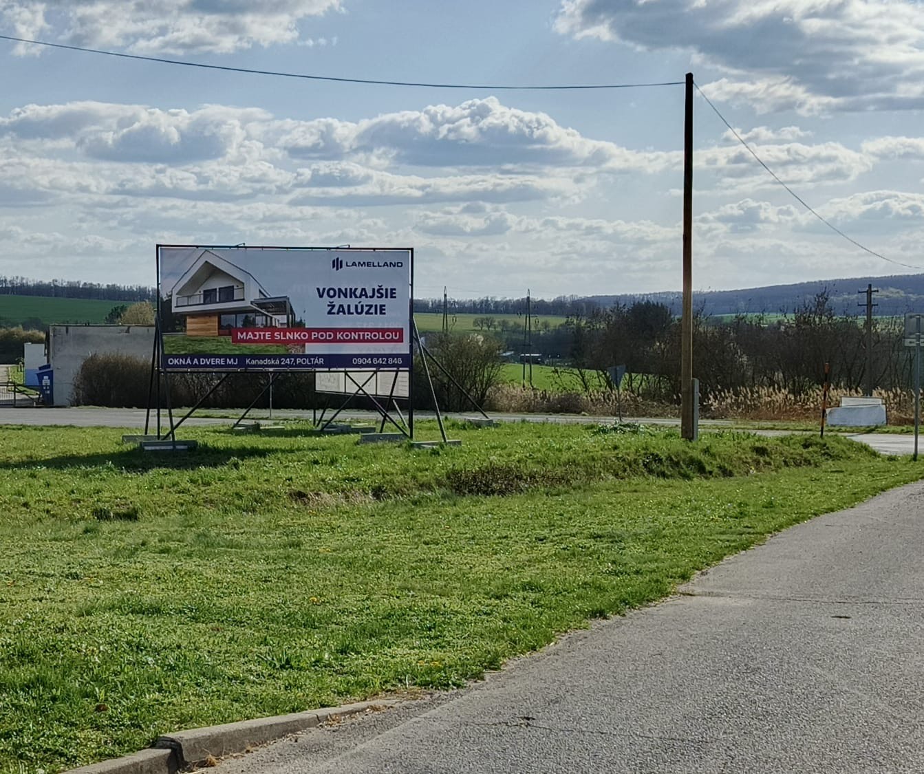 Bilbord — Nákupný uzol Poltár — smer Lučenec